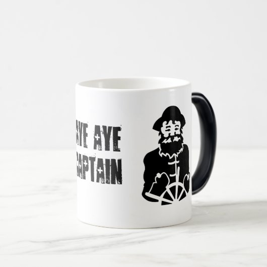 Ja ja Kapitän Schale Verwandlungstasse (VorderseiteRechts)