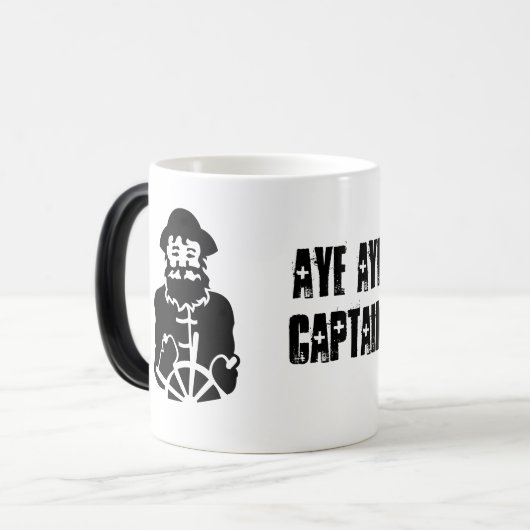 Ja ja Kapitän Schale Verwandlungstasse (Vorderseite Links)