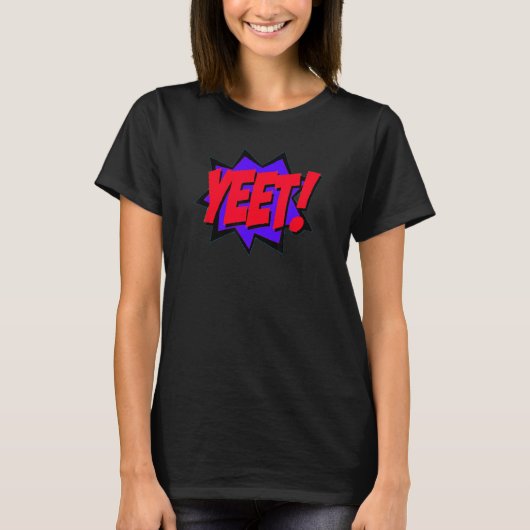 Ja, ja! Meme Shirt YEET Blue (Vorderseite)