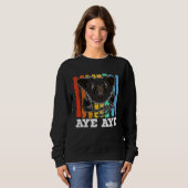 Ja Ja Primaten Lemuren Madagaskar  14 Sweatshirt (Vorne ganz)