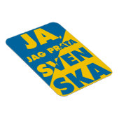 Ja, Jag Prata Svenska, ja, ich spreche Schwedisch Magnet (Rechte Seite)