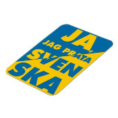 Ja, Jag Prata Svenska, ja, ich spreche Schwedisch Magnet (Linke Seite)