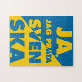 Ja, Jag Prata Svenska, ja, ich spreche Schwedisch Puzzle (Horizontal)