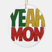 Ja jamaikanische Ferien Montages Keramikornament (Links)