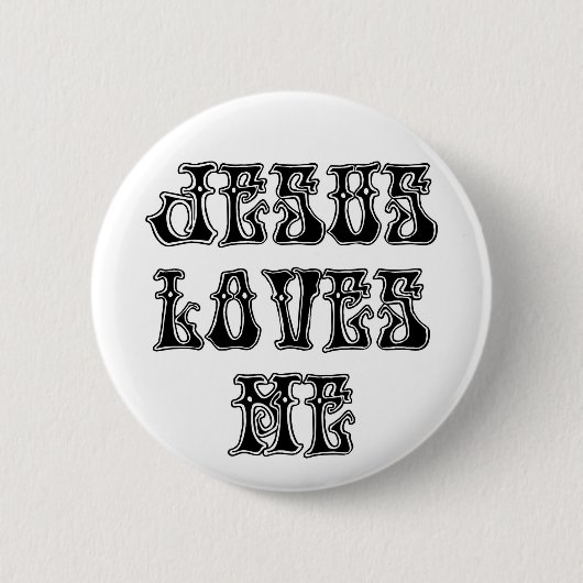 Ja!  Jesus-Lieben ich! Button (Vorderseite)