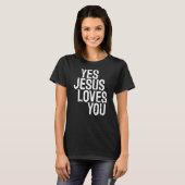 Ja Jesus Lieben Sie T-Shirt (Vorne ganz)
