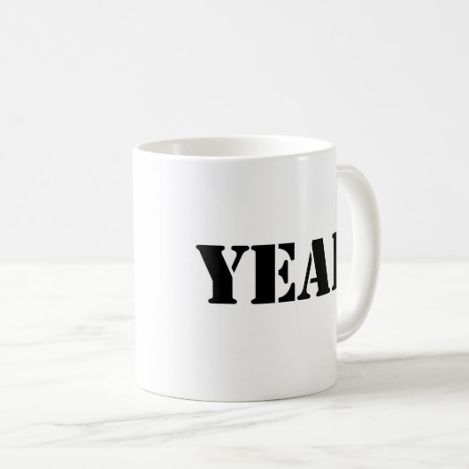 Ja! Kaffeetasse (VorderseiteRechts)