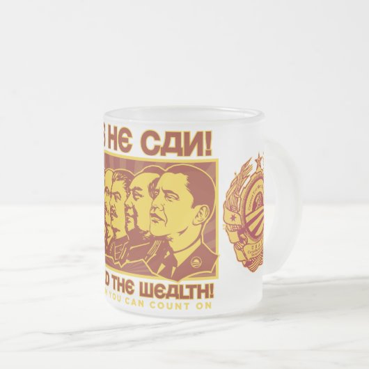 Ja kann er! Kamerad Obama Spoof Mattglastasse (VorderseiteRechts)