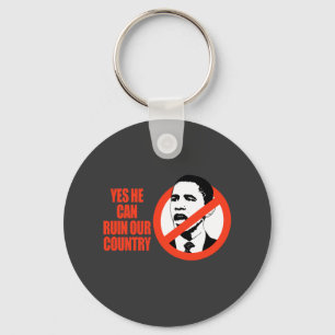 JA KANN ER UNSEREN T - SHIRT DES LAND-/ANTI-OBAMA SCHLÜSSELANHÄNGER