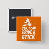 Ja kann ich einen Stock, Hexe fahren auf Besen Button (Vorne & Hinten)