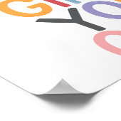 Ja, kann man, Ermächtigung von Frauen, Power von M Poster (Ecke)