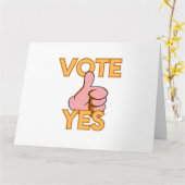 Ja Karte (Gelbe Blume)