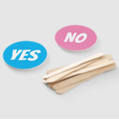 Ja/Kein Geschlecht offenbart Quiz-Spielsignaturen Fächer (Non-assembled)