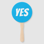 Ja/Kein Geschlecht offenbart Quiz-Spielsignaturen Fächer (Vorderseite)