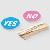 Ja/Kein Geschlecht offenbart Quiz-Spielsignaturen Fächer (Non-assembled)