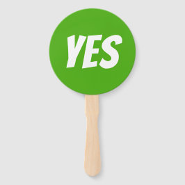 Ja/Keine hellgrünen, roten Quizspielsignaturen Fächer