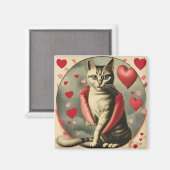 ja kitty mädchen magnet (Vorderseite/Rückseite)