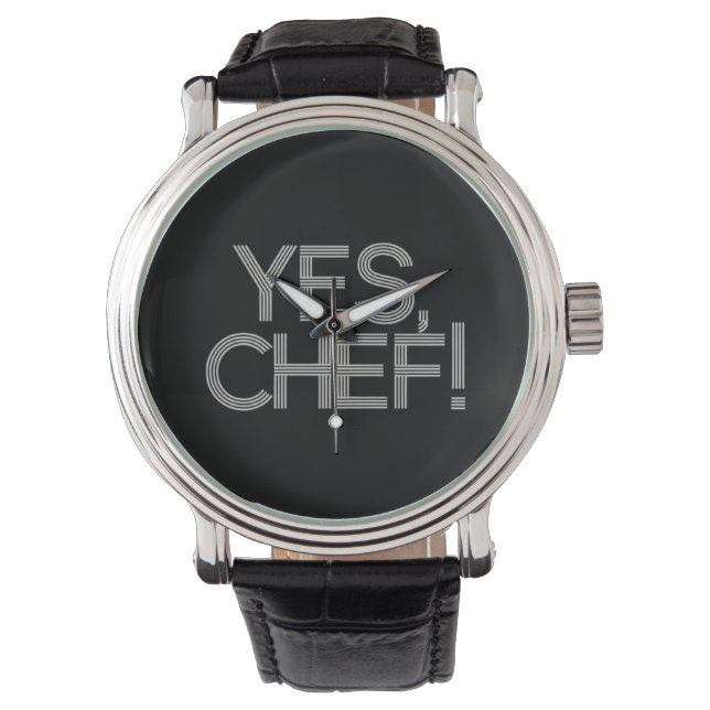 Ja, Koch! Armbanduhr (Vorderseite)