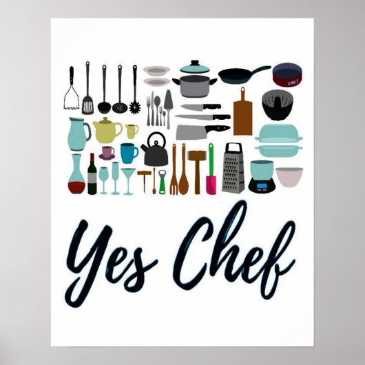 Ja Koch Kitchen Art Poster (Vorne)