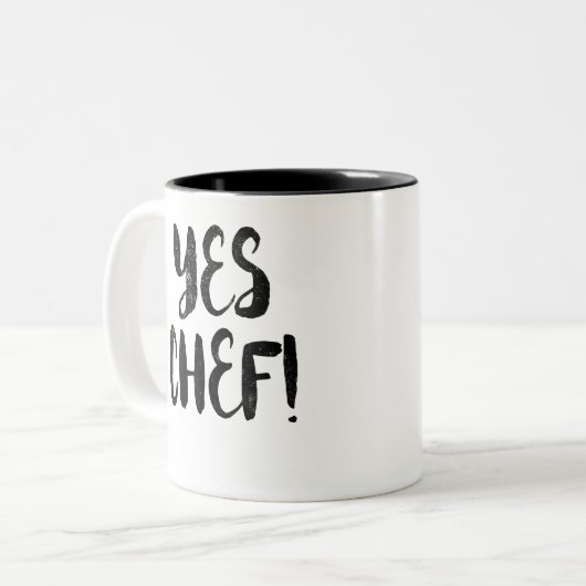 Ja Koch! Zweifarbige Tasse (Vorderseite Links)