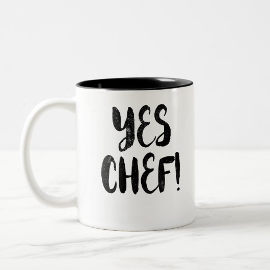 Ja Koch! Zweifarbige Tasse (Links)