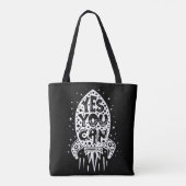 Ja können Sie Rocketship Tasche (Rückseite)