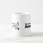 Ja können wir Amerika zerstören Kaffeetasse (Mittel)