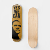 JA KÖNNEN WIR - BARACK OBAMA Schablonen-Pappe sk8 Skateboard (Vorderseite)