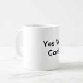 Ja können wir! kaffeetasse (Vorderseite Links)