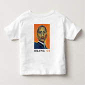 Ja können wir + Obama-Porträt (2-sided) Kleinkind T-shirt (Rückseite)