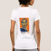 Ja können wir + Obama-Porträt (2-sided) T-Shirt (Rückseite)