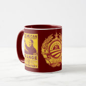 Ja können wir! Obamaspoof-Tasse Tasse (Vorderseite Links)