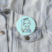 Ja können wir WIEDER Kampagnen-Knopf Obama 2012 Button (Beispiel)