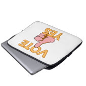 Ja Laptopschutzhülle (Vorne Knopf)