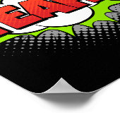 Ja! Lebhafter Pop Art Comic Ausrede Poster (Ecke)