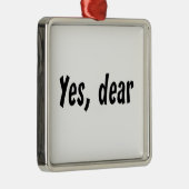 Ja lieb ornament aus metall (Rechts)