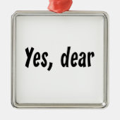 Ja lieb ornament aus metall (Vorne)