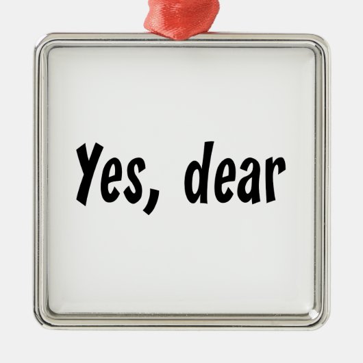 Ja lieb ornament aus metall (Vorne)