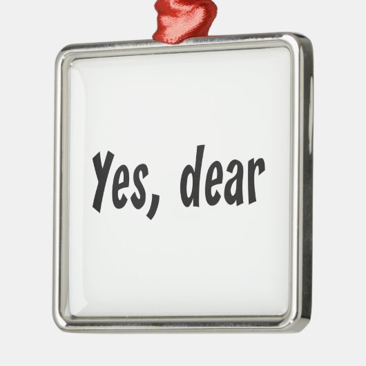 Ja lieb ornament aus metall (Links)