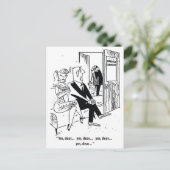 Ja, Liebe, Eheberater Spaß, Vintag Postkarte (Stehend Vorderseite)