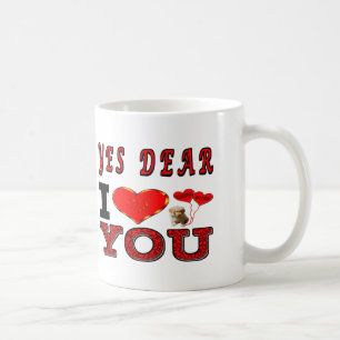 Ja liebe i-Liebe Sie Kaffeetasse