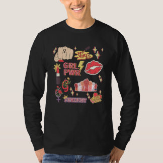 Ja Mädchen  Frauenpower  Feministischer Internatio T-Shirt