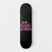 Ja, Mädchen können Skateboard (Vorderseite)