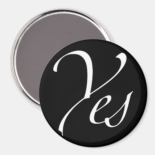 Ja Magnet (Vorderseite/Rückseite)