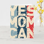 Ja Mama Kann Karte (Gelbe Blume)