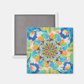 Ja Mandala Kühlschrank Magnet (Vorderseite/Rückseite)