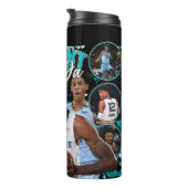 Ja Morant | Basketball Bootleg Tumbler Thermosbecher (Nach rechts gedreht)