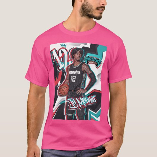 Ja Morant Basketball T-Shirt (Vorderseite)