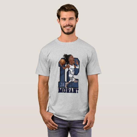 Ja Morant Caricature T-Shirt (Vorne ganz)