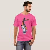 Ja Morant posterized Dunk auf Malik Beasley T-Shirt (Vorne ganz)